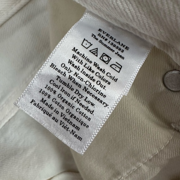 Everlane‎ • The Summer Jean in Bone White - Picture 8 of 8